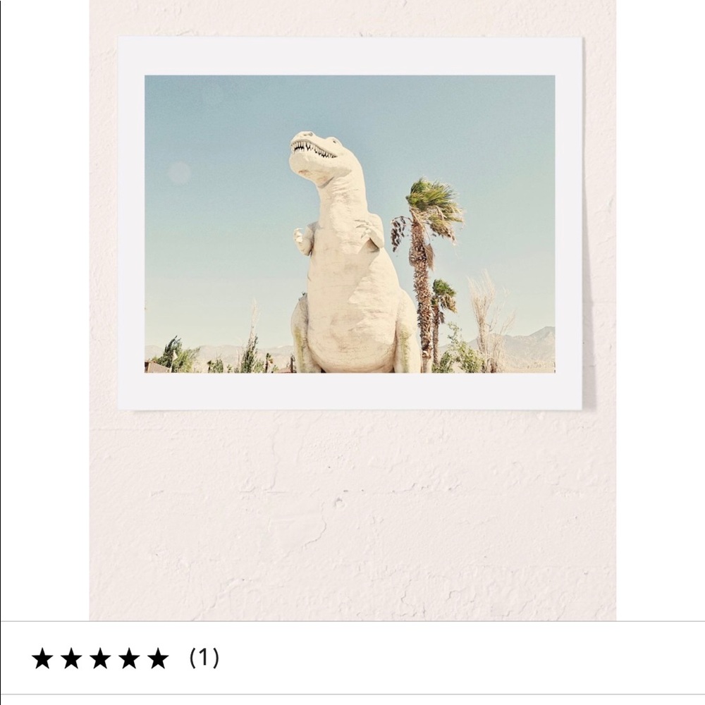 Palm Springs Dino Art Print